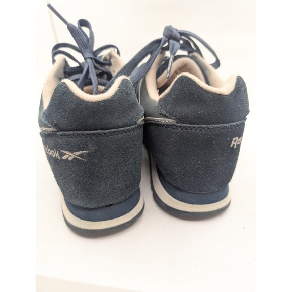 Reebok Athletic Safety Shoe Suede blue tone Women's Size 7.5 Mens 5.5 READ - Picture 4 of 16